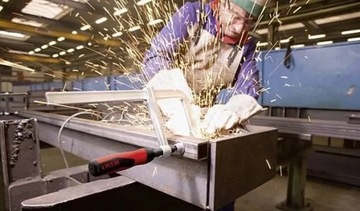 Винтовой зажим, сталь, с двухкомпонентной ручкой. 300x140мм БЕССИ