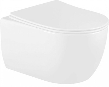 УНИТАЗ MEXEN CARMEN БЕЗОБЕДНИК МЕДЛЕННО ЗАКРЫВАЮЩИЙСЯ СИДЕНЬЕ DUROPLAST SLIM