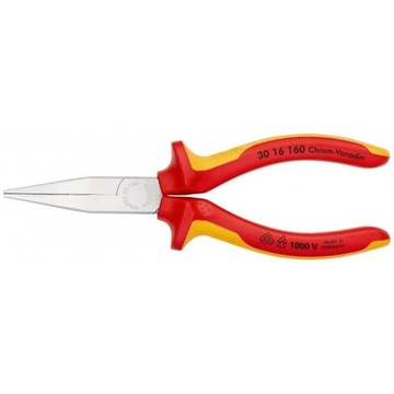 KNIPEX 30 16 160 Плоскогубцы VDE 1000V