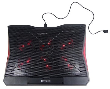 Охлаждающая подставка для ноутбука с подсветкой и USB до 17 дюймов XTrike ME