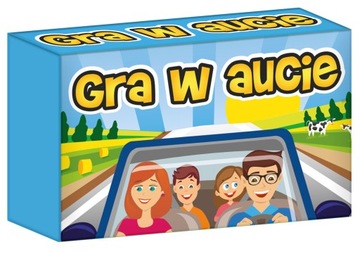 gra w aucie dla dzieci prezent podróż karty do gry w samochód na drogę