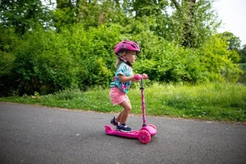 ДЕТСКИЙ СПОРТИВНЫЙ ВЕЛОСИПЕДНЫЙ ШЛЕМ ДЛЯ ДЕВОЧЕК РОЗОВЫЙ В МОЛД 52-56см M