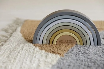 РАДУГА СИНЯЯ Маленький голландский деревянный пазл