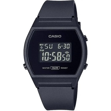 Zegarek Damski CASIO LW-204-1BEF Czarny Unisex + BOX