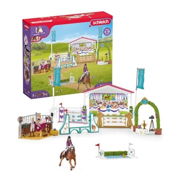Schleich Competition 42440 Track Tournament Horse Show СТАБИЛЬНЫЕ ЛОШАДИ Скачки