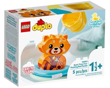 LEGO Duplo 10964 Zabawa w kąpieli: pływająca czerwona panda