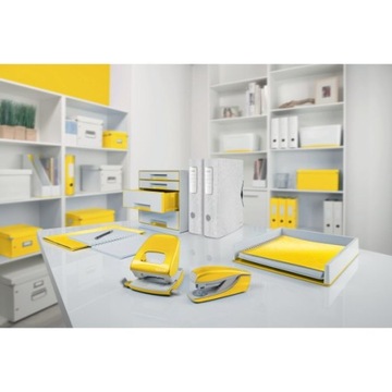 Zszywacz Leitz NeXXt Series do 30 kartek metaliczny żółty