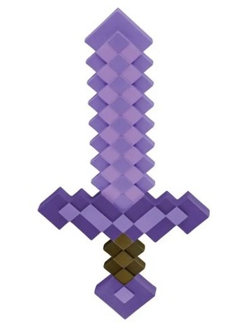 Minecraft Sword Зачарованный фиолетовый аксессуар Реплика меча Лицензия