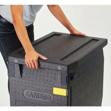 Контейнер термоизоляционный Cam GoBox 46л Cambro GN 1/1 черный 600х400х316мм