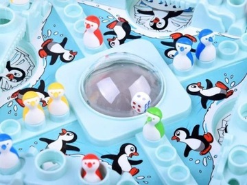 Настольная игра «Гонка пингвинов» для детей, логическая случайная настольная игра