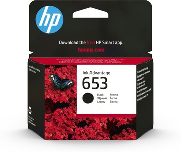 Черные чернила HP 653 / 3YM75AE — ОРИГИНАЛ FV