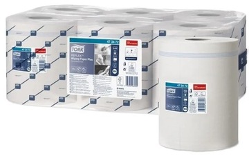 TORK 2-слойная бумажная чистящая салфетка для диспенсера Raffle 150M, белая x3