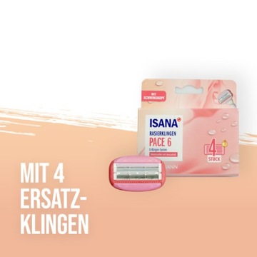 ISANA Pace 6 картриджей для бритв