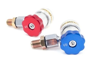 ZŁĄCZA SERWISIWE DO KLIMATYZACJI R134A KPL. 2SZT.