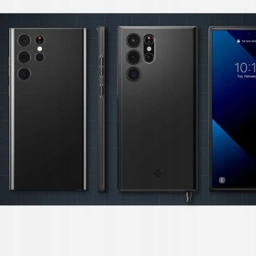 Чехол Spigen Thin Fit для Galaxy S22 Ultra Black