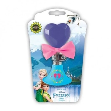 Trąbka rowerowa blaszana do rowerka hulajnogi Kraina Lodu