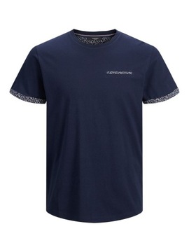 Jack&Jones PREMIUM T-Shirt Lyon 12205365 Granatowy Regular Fit