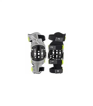 Пара наколенников Alpinestars Bionic-7 серый/черный XL/2XL