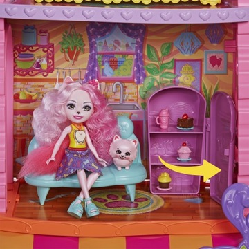 Кукла Enchantimals Городской дом с кафе 70 см