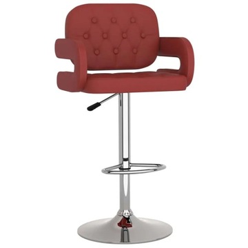 vidaXL Барные стулья 2 шт. Винно-красный