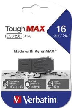 Карта памяти Verbatim 16GB Toughmax USB 2.0