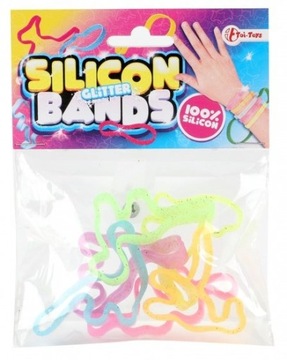 Силиконовый браслет Toi Toys с блестками в виде животных, 6 шт., вечеринка