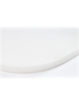 МАТРАС ДЛЯ КОЛЯСКИ БЕЛЫЙ 75×35 СМ - СТЕГАНЫЙ