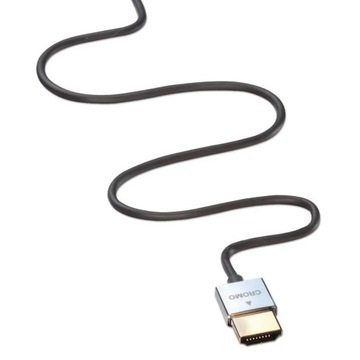 Линди 41675 HDMI 2.0 Slim High Speed ​​Ethernet, Cromo - 3M
