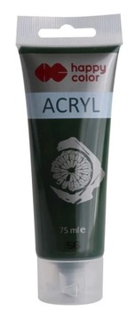 FARBY AKRYLOWE 75ML HAPPY COLOR 56 CIEMNA OLIWKA