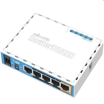 МикроТик hAP | Wi-Fi-маршрутизатор | RB951Ui-2nD, 2,4 ГГц, 5x RJ45 100 Мбит/с