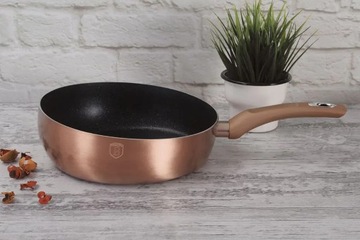 СКОВОРОДА ГЛУБОКАЯ CHEF FLIP 26см BERLINGER HAUS ROSE GOLD BH-1522N