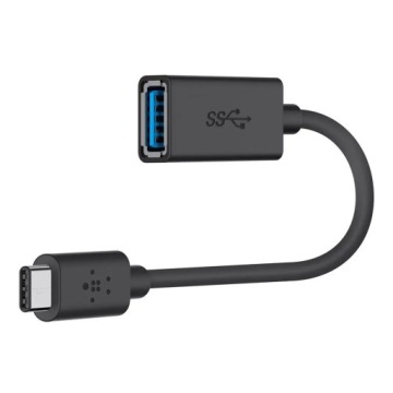 Кабель-переходник Belkin USB-C (M) на USB-A (F), 13 см