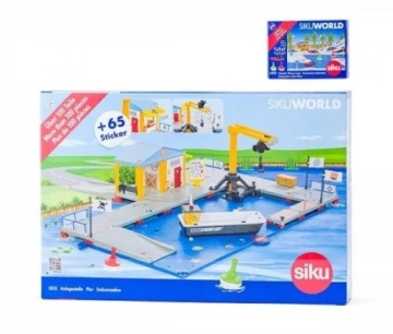 SIKU WORLD 5512 - порт вантажний з містком і човном 5592