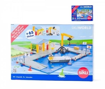 SIKU SIKU World Port załadunkowy z molo i łodzią