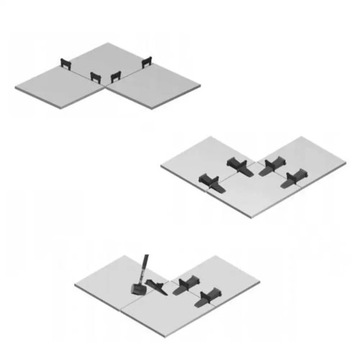 Зажимы для выравнивания плитки Кубала 3мм 100 шт. куб-1894.