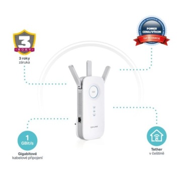 Усилитель сигнала Wi-Fi TP-Link RE450 AC1750