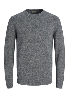 Jack&Jones Sweter Basic 12137190 Szary Regular Fit