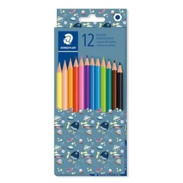 Цветные мелки Staedtler с шестиугольным узором, 12 цв.