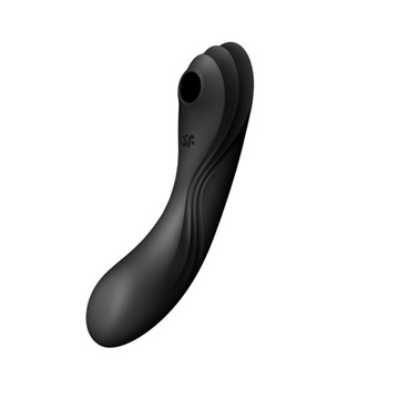 Satisfyer Curvy Trinity 4 stymulator łechtaczki z wibracjami Black P1