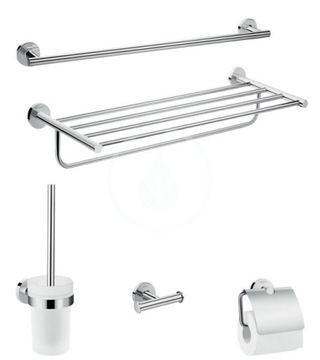 Logis Universal Zestaw akcesoria łazienkowe 5w1 HANSGROHE 41728000