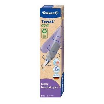 ПЕРЬЕВАЯ РУЧКА TWIST ECO P457 M LAVENDE L+R PELIKAN