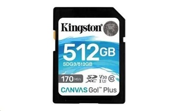 Карта памяти KINGSTON Canvas Go! Плюс SDXC 512 ГБ