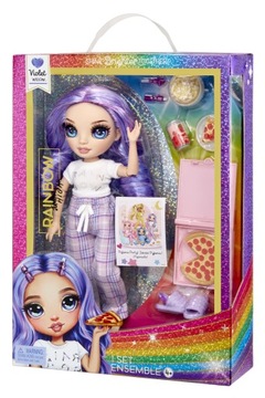 Rainbow High Junior Doll в пижаме, фиолетовая ива