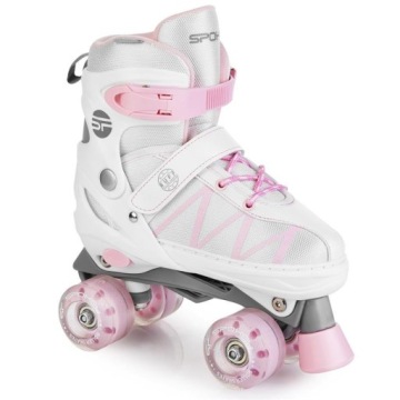 SPOKEY Регулируемые роликовые коньки розовые BUFF размер 38-41