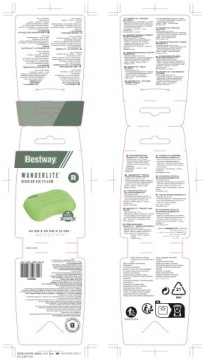 Bestway Надувная подушка для путешествий WanderLite 42см x 30см 69624
