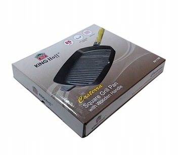 PATELNIA GRILLOWA ŻELIWNA 26 CM Z ODKRĘCANĄ RĄCZKĄ