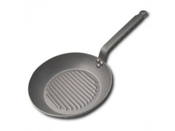 Patelnia grillowa de Buyer CARBONE 30 cm stal węglowa PO ZWROCIE