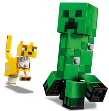 LEGO 21156 Minecraft Bigfig Крипер и Оцелот