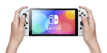 Консоль Nintendo Switch OLED, белая