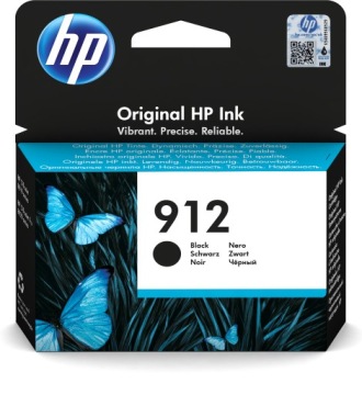 HP ИНК. 912 Черные чернила 3YL80AE